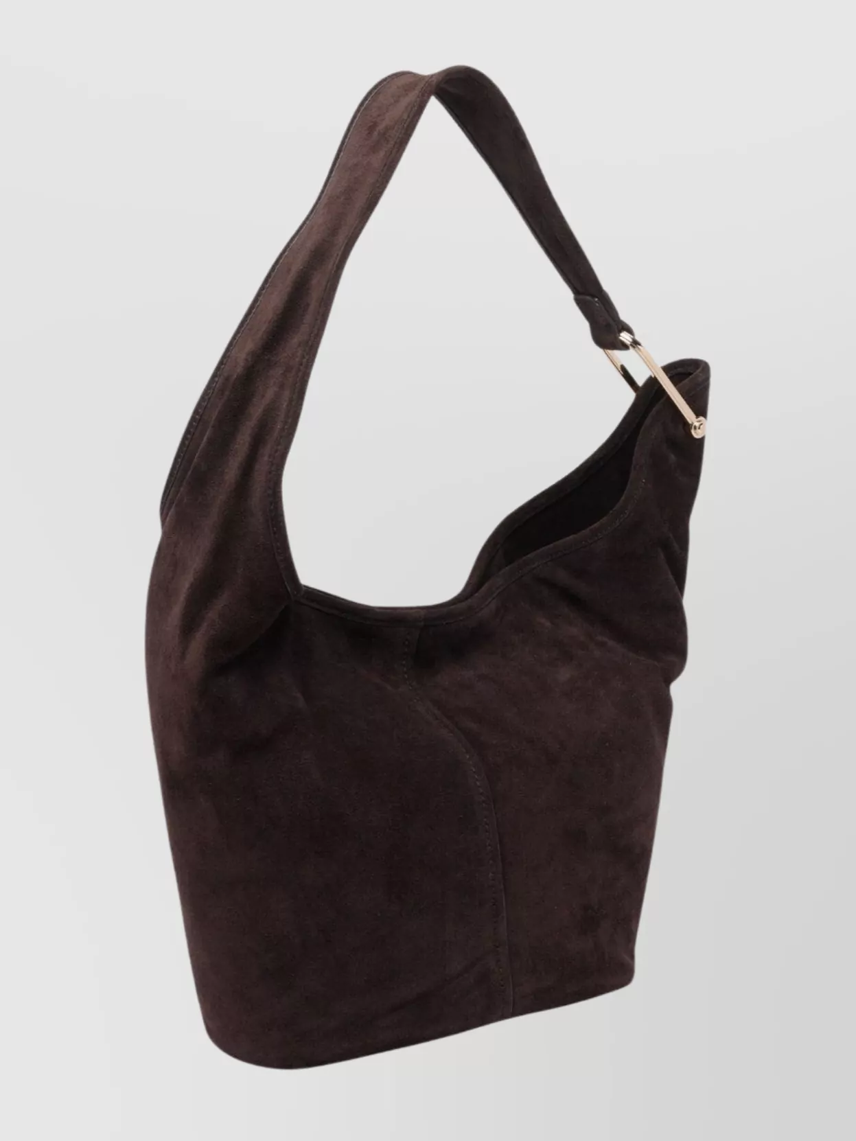 Michael Michael Kors Luxe Suede Shoulder Bag With Gold Hardware