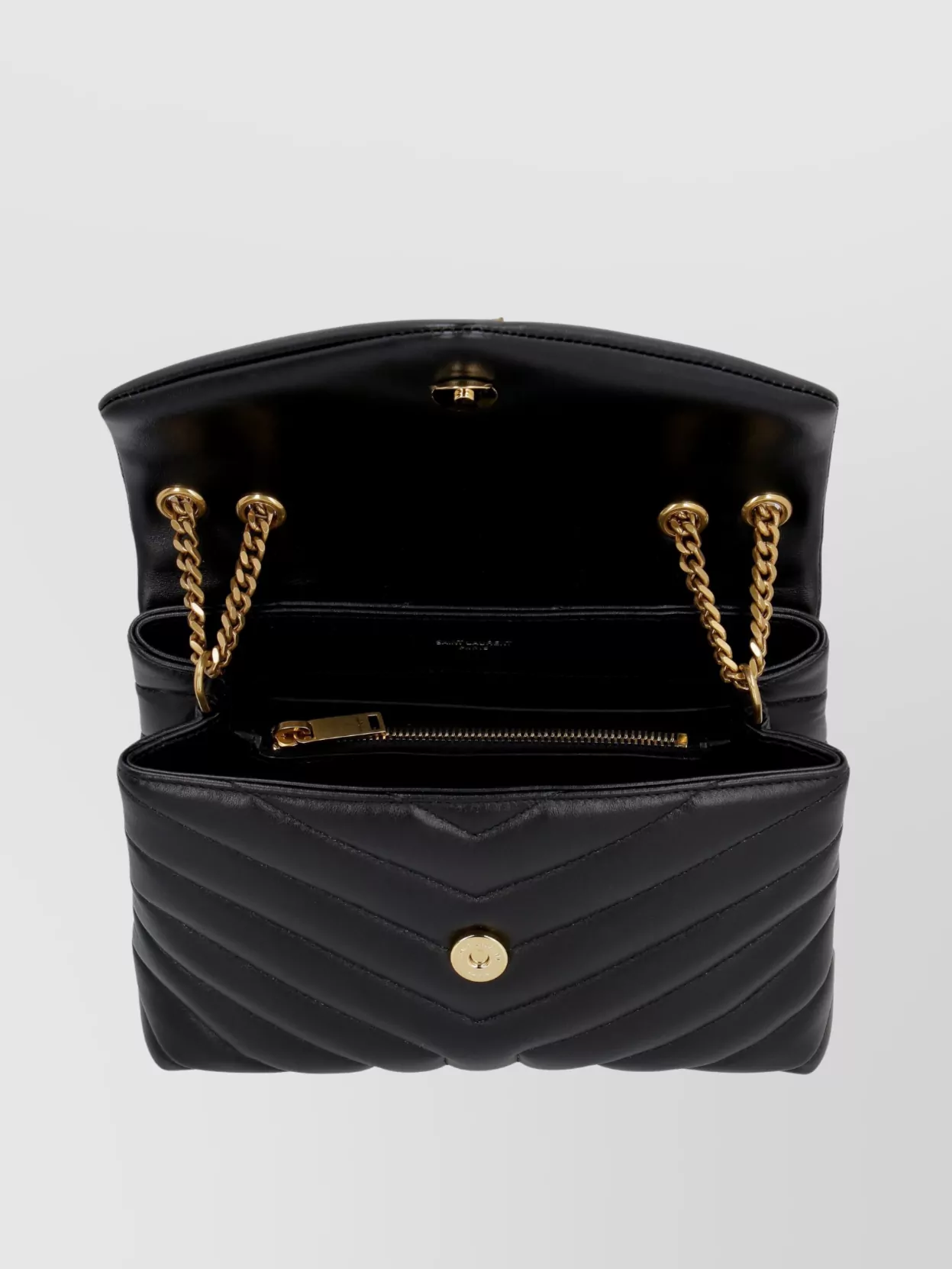 Saint Laurent Loulou Leather Shoulder Bag