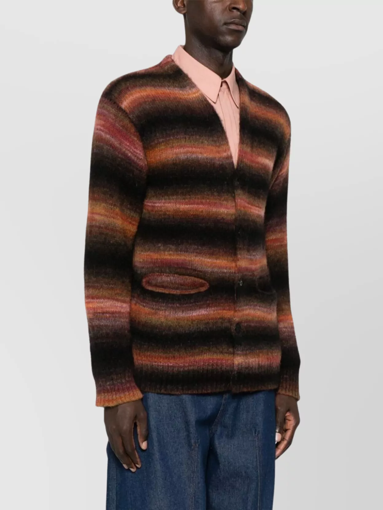 Kenzo V-Neck Cardigan Front Pockets