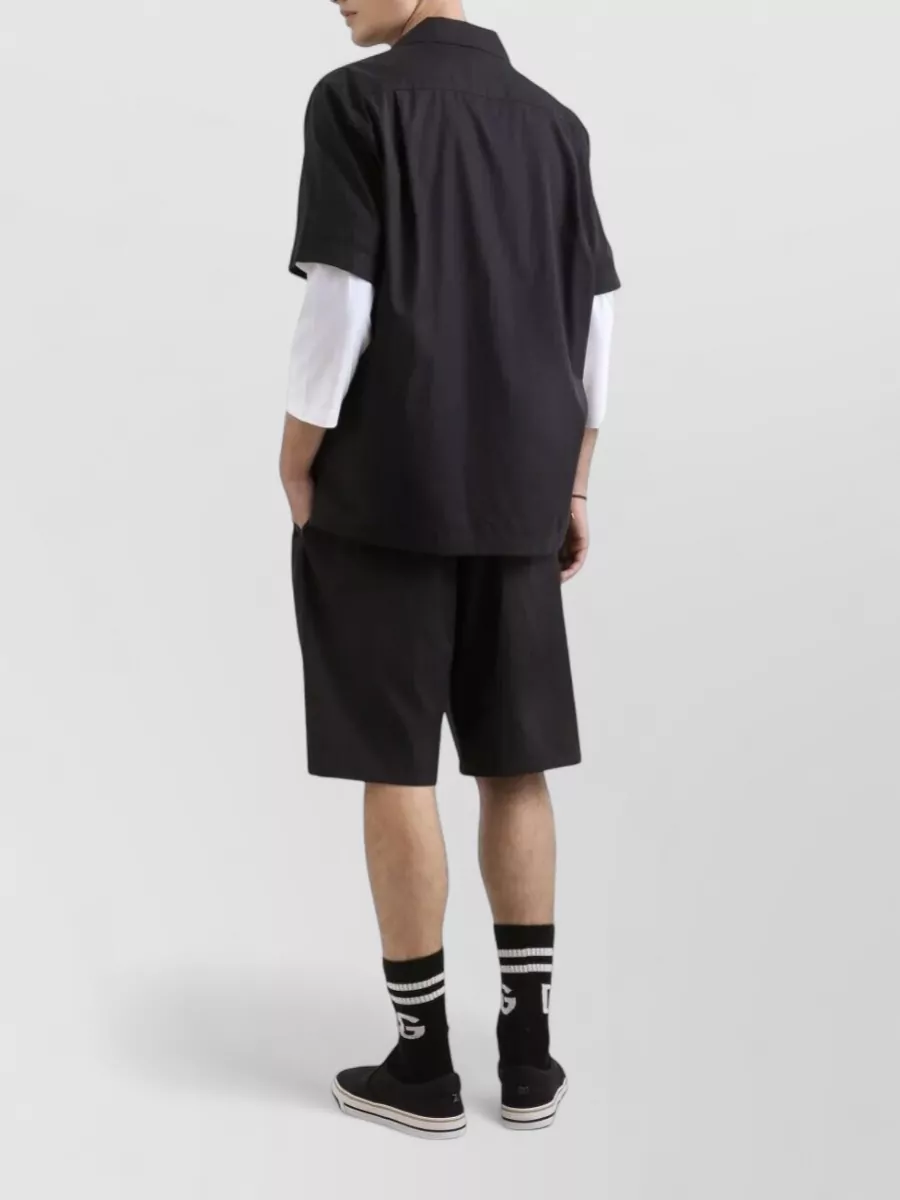 Dolce&Gabbana Hawaii Cotton Shirt Short Sleeves Pocket