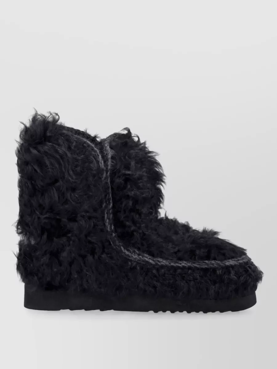 Mou Lamb Fur Ankle Boots