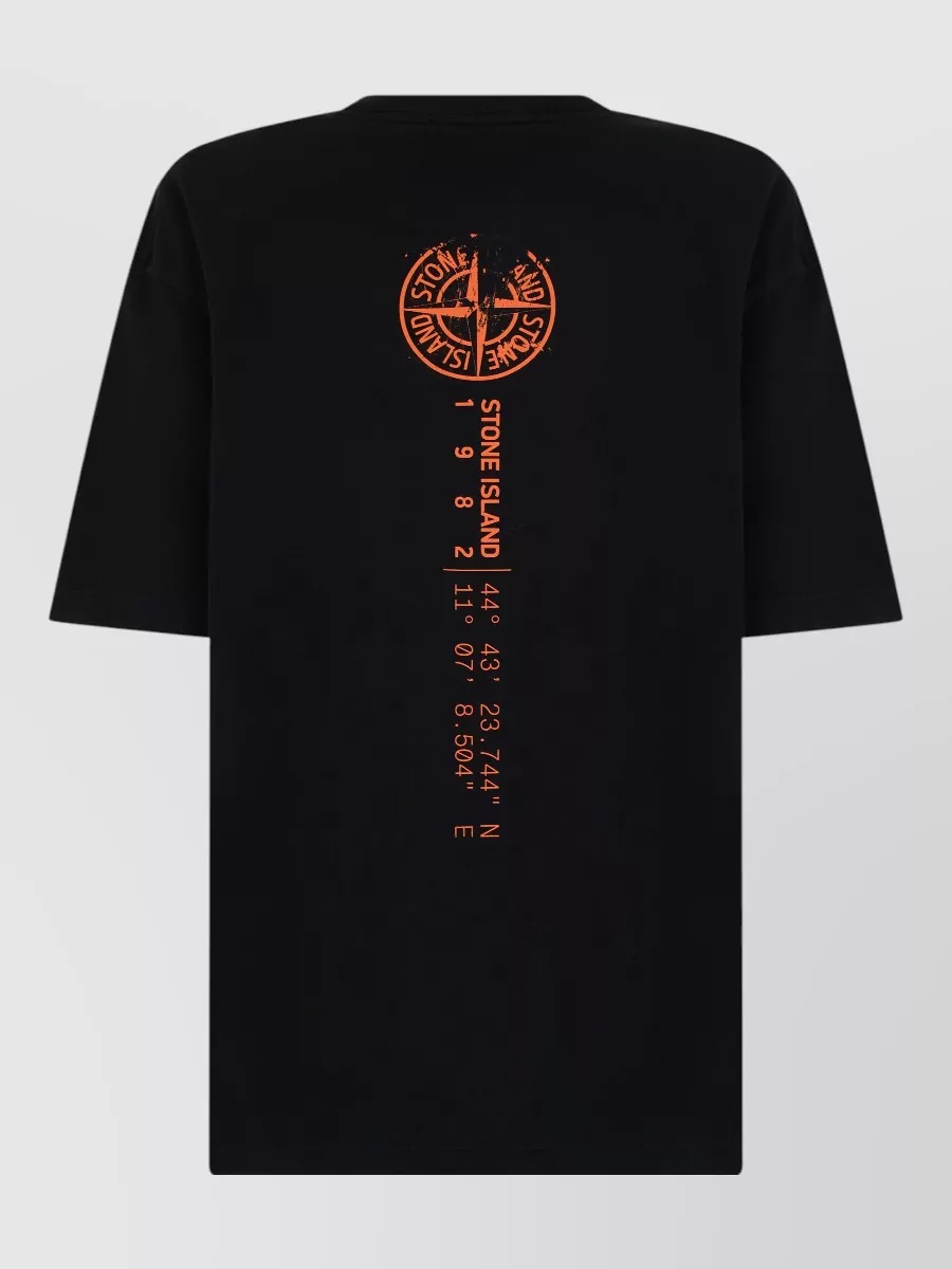 Stone Island Cotton Logo-Embroidered Short-Sleeve T-Shirt