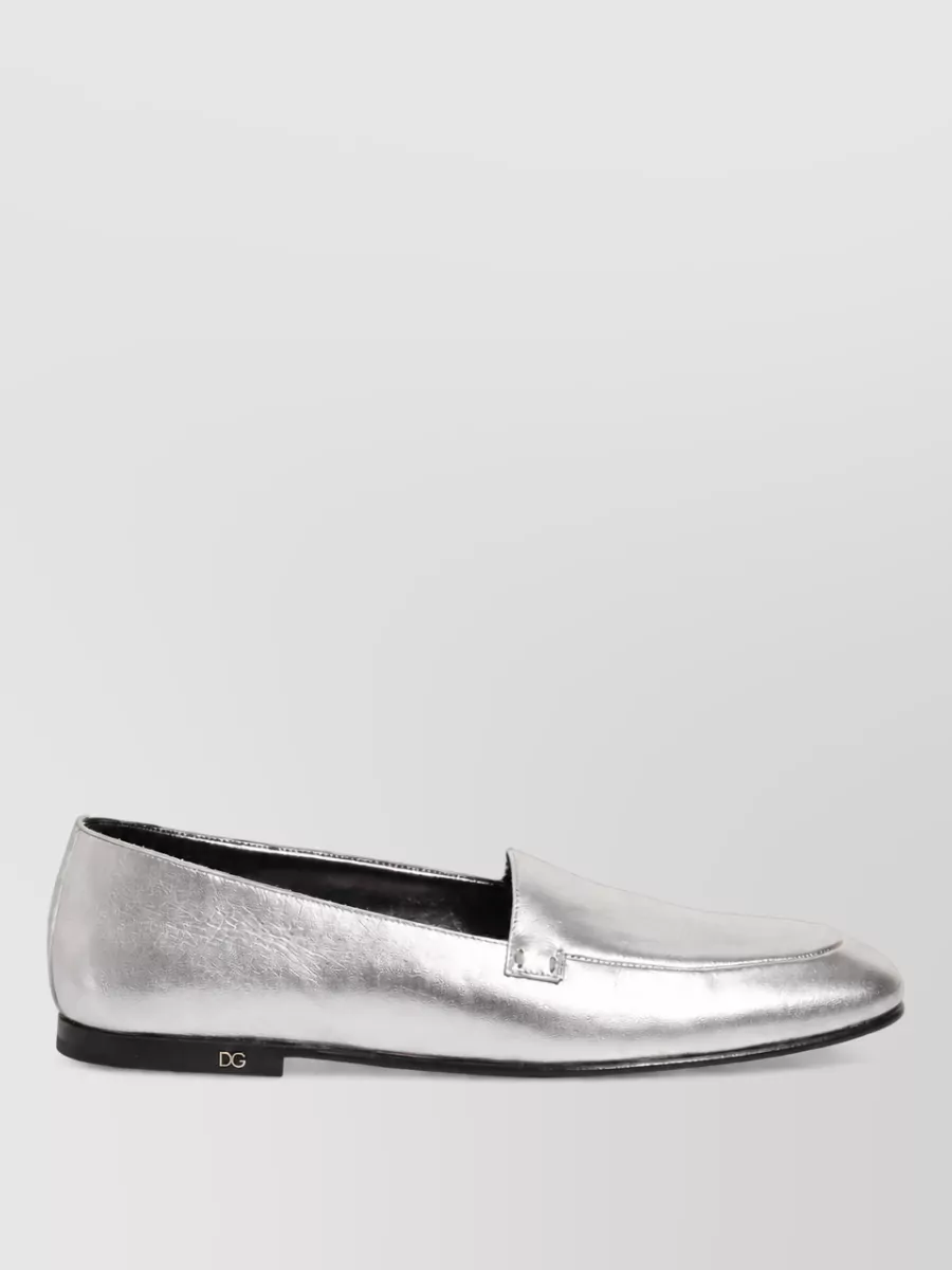 Dolce&Gabbana Leather Slip On Monk Shoes