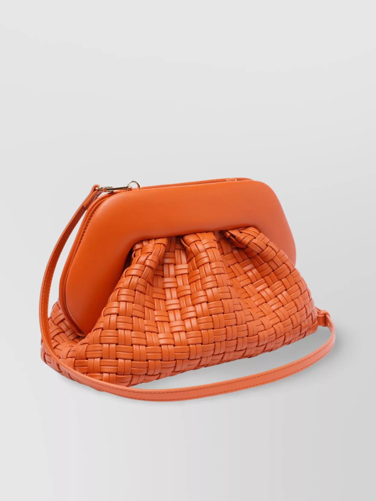 Themoirè Hand Woven Detachable Strap Structured Frame