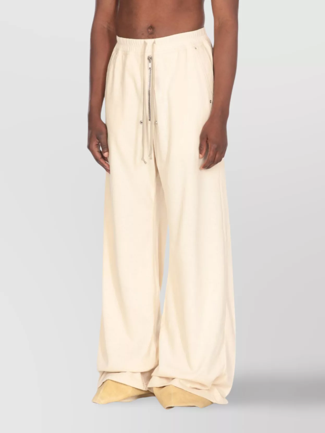 Rick Owens Drkshdw Trousers Straight Leg Elastic Waist