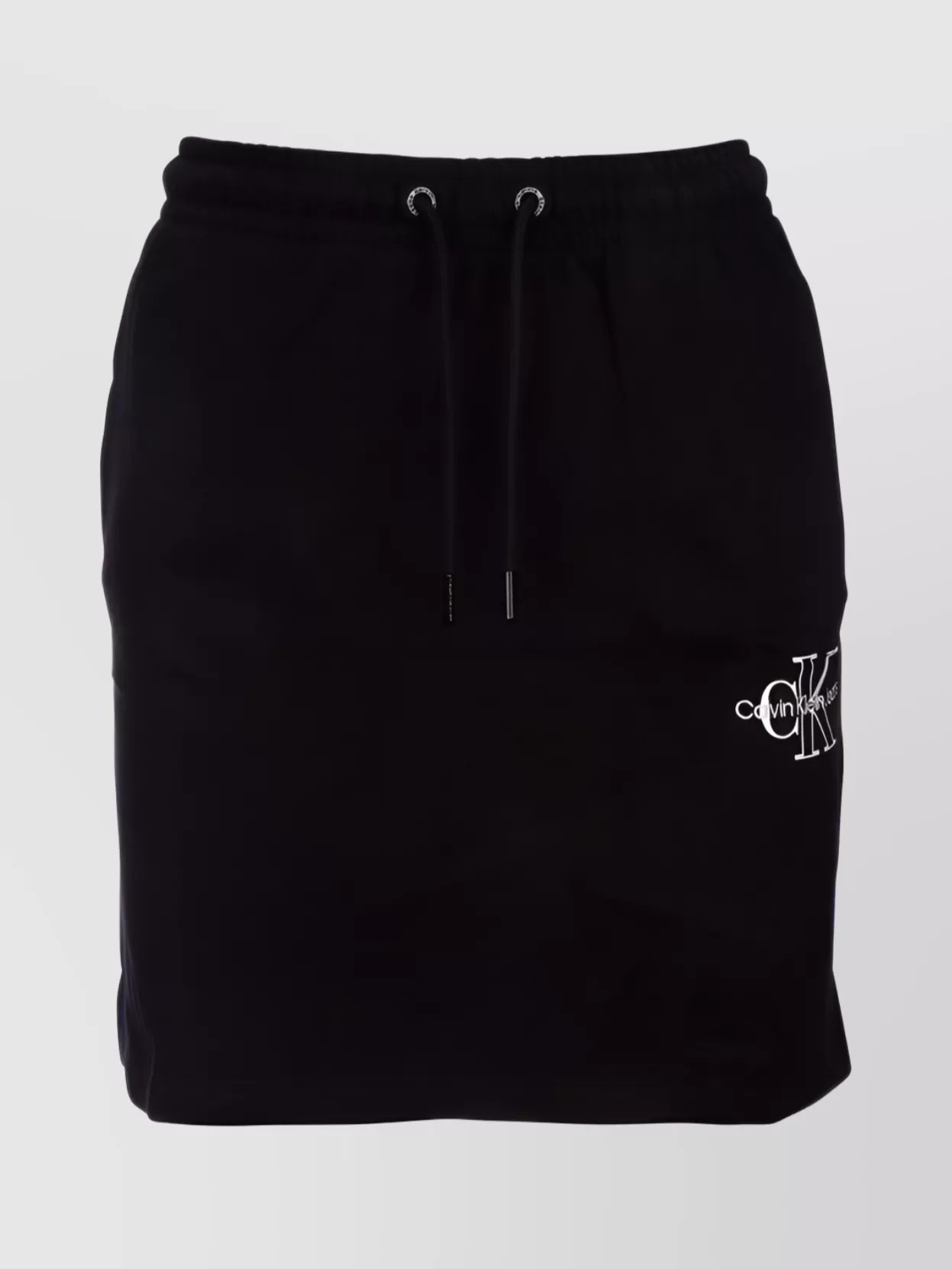 Shop Calvin Klein Jeans Est.1978 Comfortable Elastic Waistband Skirt In Black