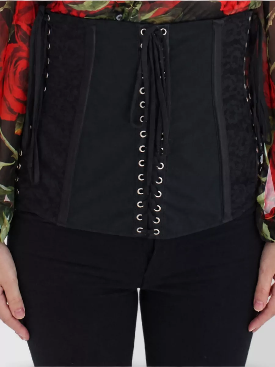 Dolce&Gabbana stretch corset waist belt