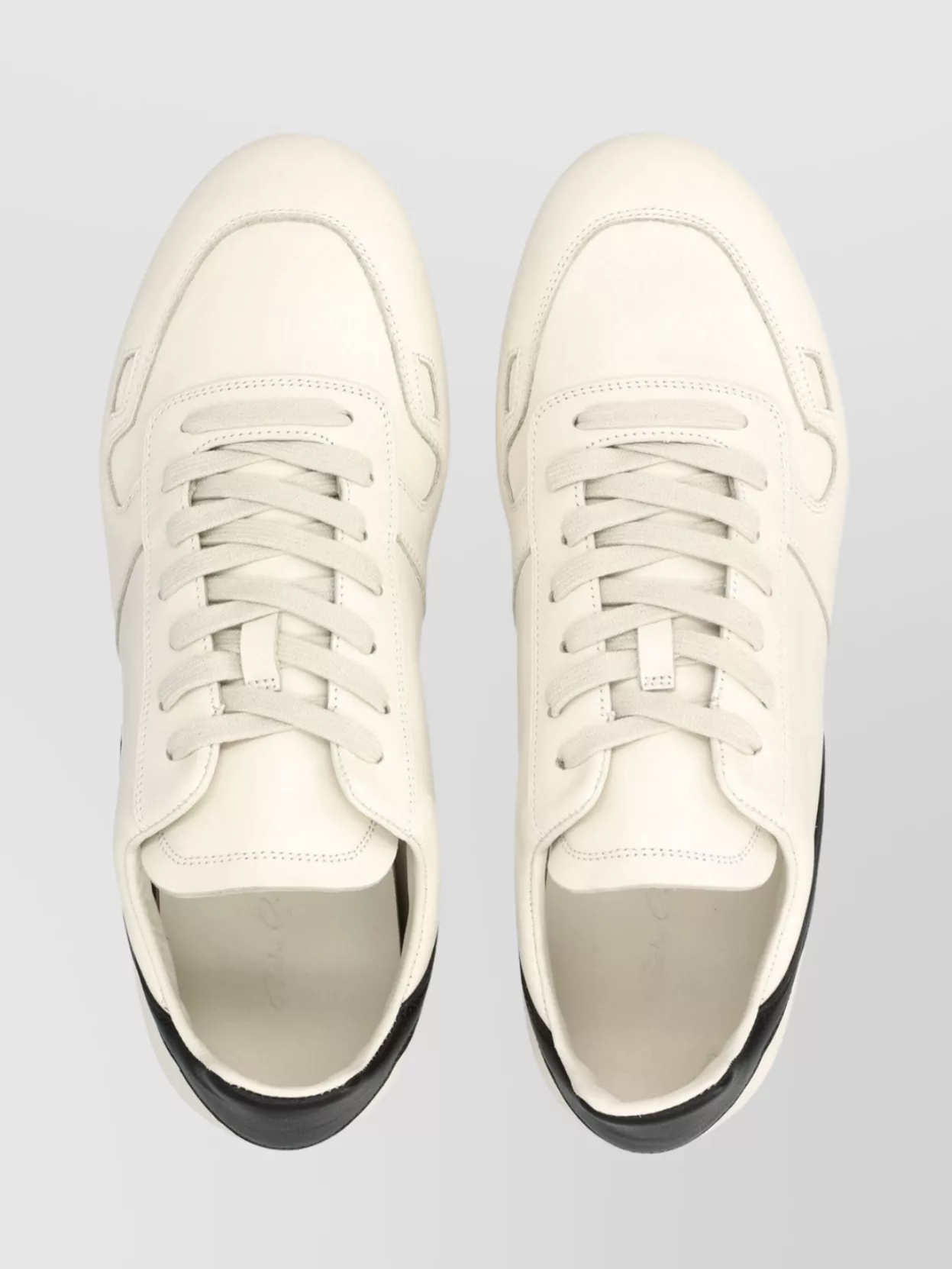 Rick Owens Basic Low-top Rubber Sole Sneakers In Multi