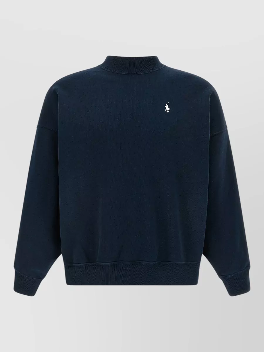 Polo Ralph Lauren Cotton Fleece Logo Print Crew Neck Long Sleeve Sweatshirt