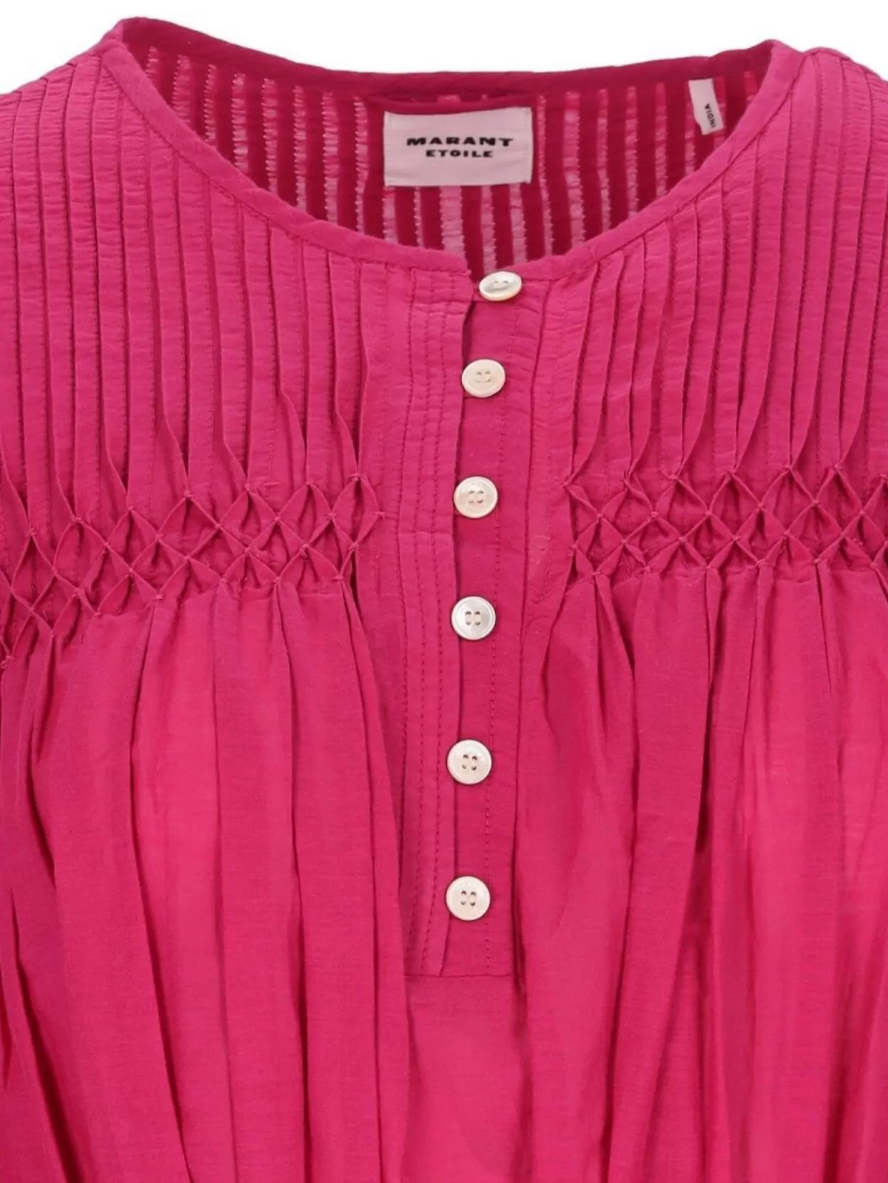 Isabel Marant Etoile Waist Belt Pleated Knee Length Dress