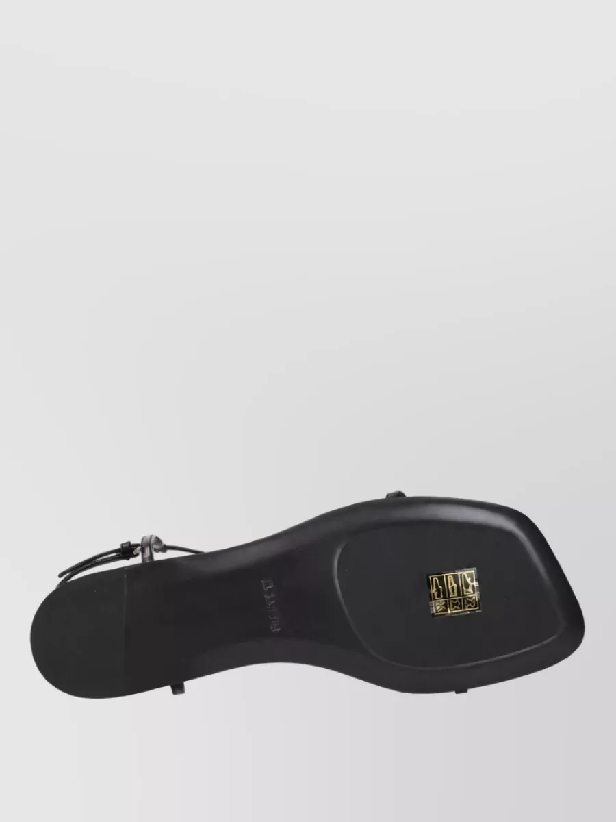 Jil Sander Leather Flip-Flop Sandals