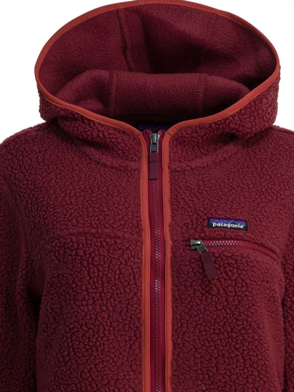 Patagonia Vintage Style Fleece Hooded Jacket