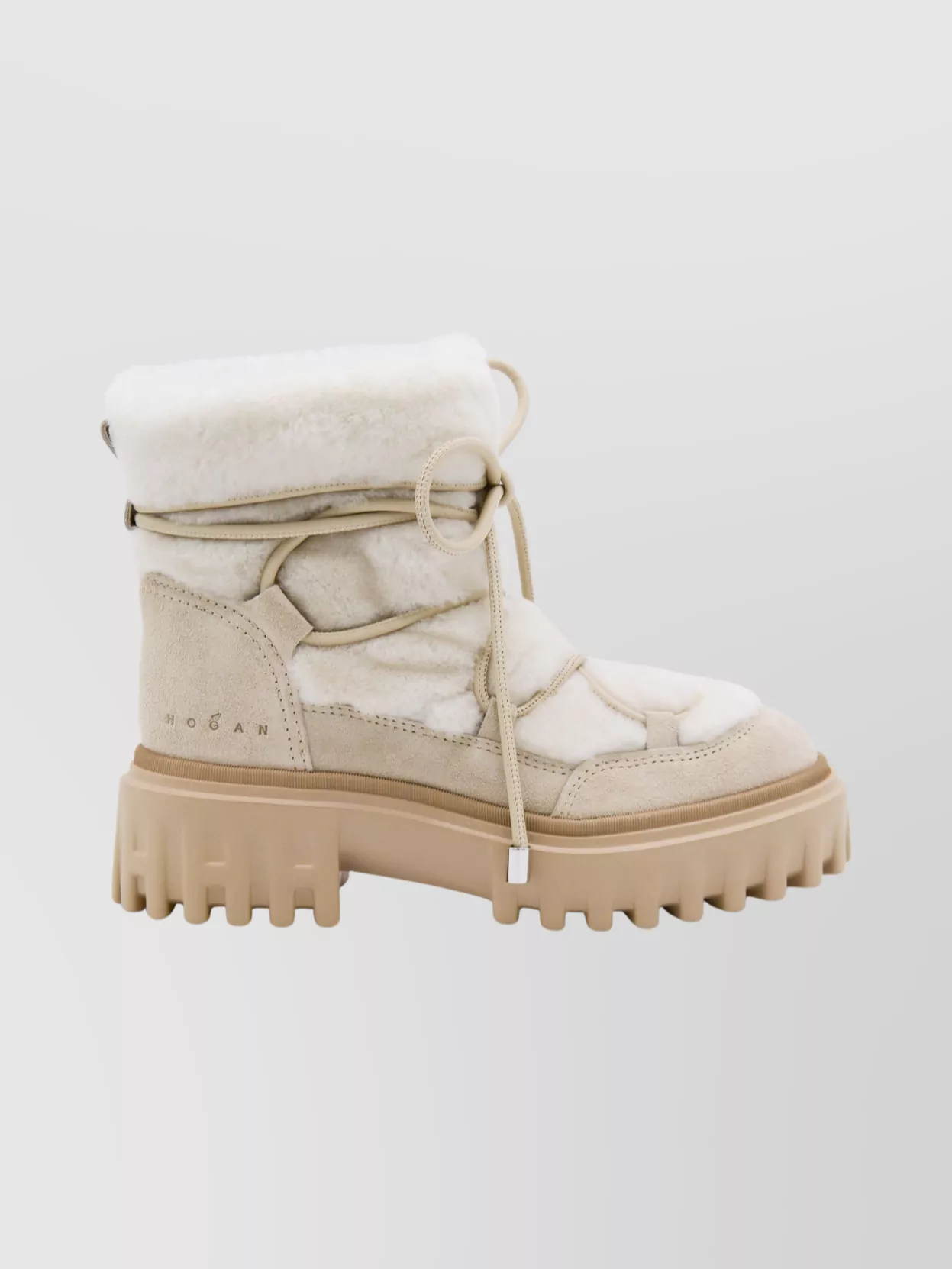 Hogan Chunky Sole Ankle Length Boots