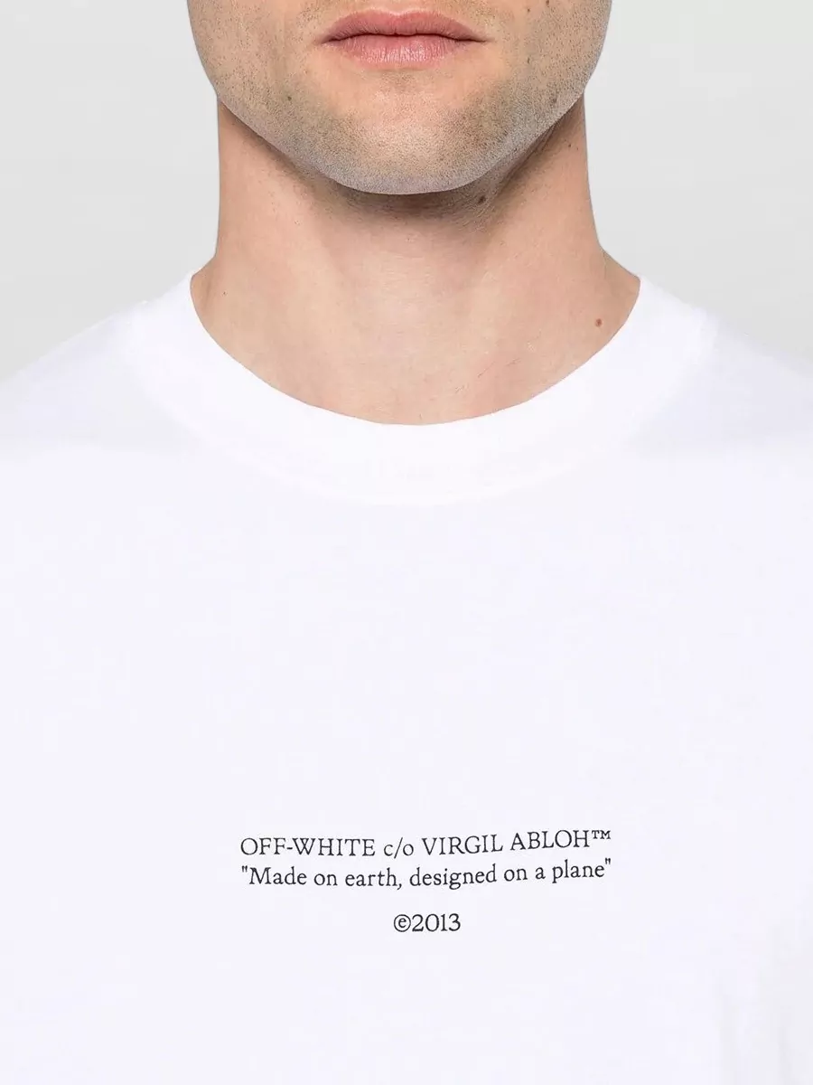 Off-White Cotton T-Shirt