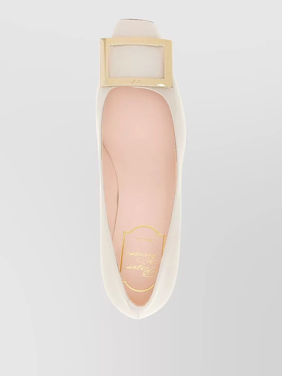 Roger Vivier Trompette Pumps Block Heel Patent Buckle