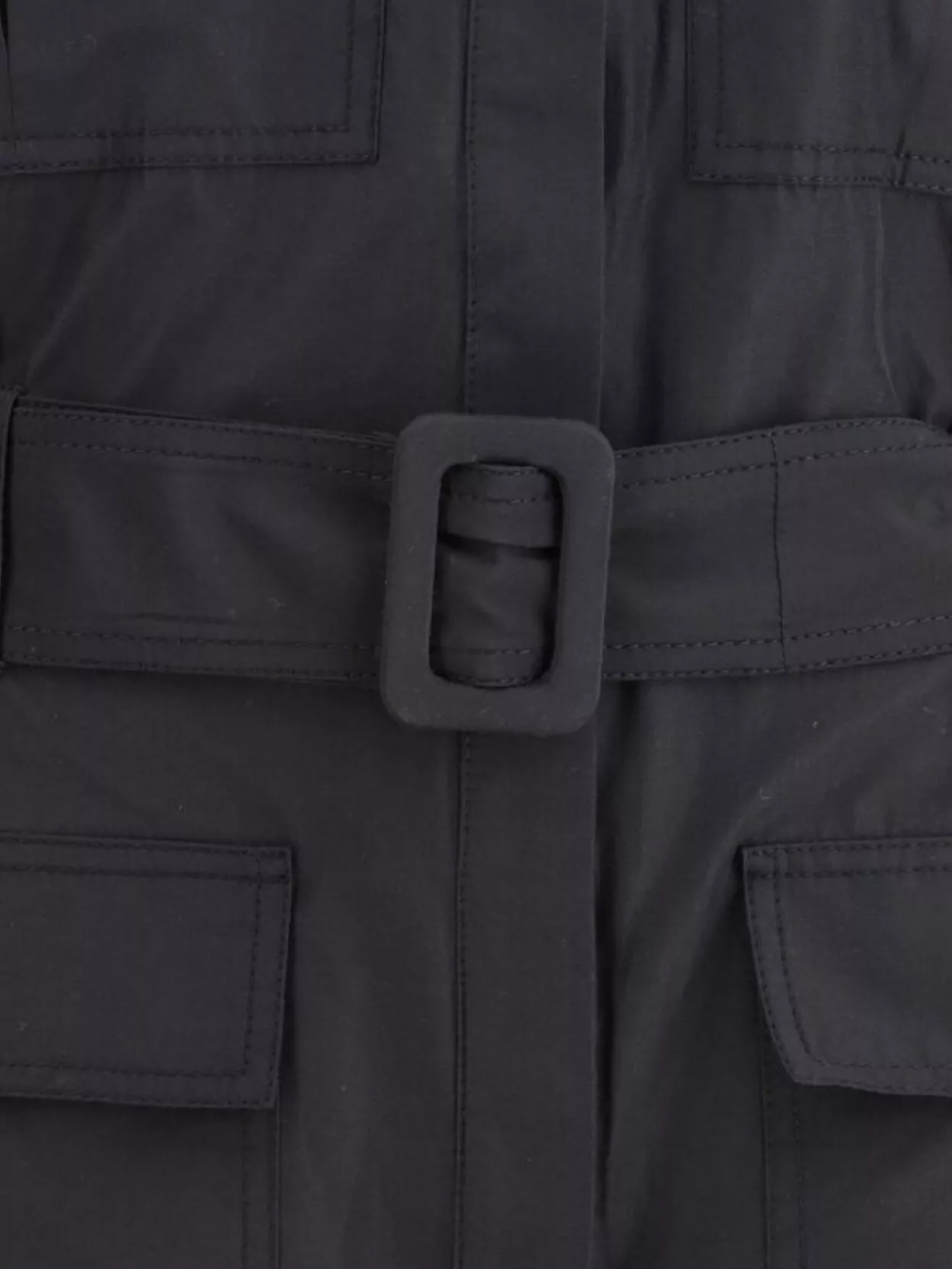 The Andamane Cargo Jumpsuit With Belt And Epaulettes