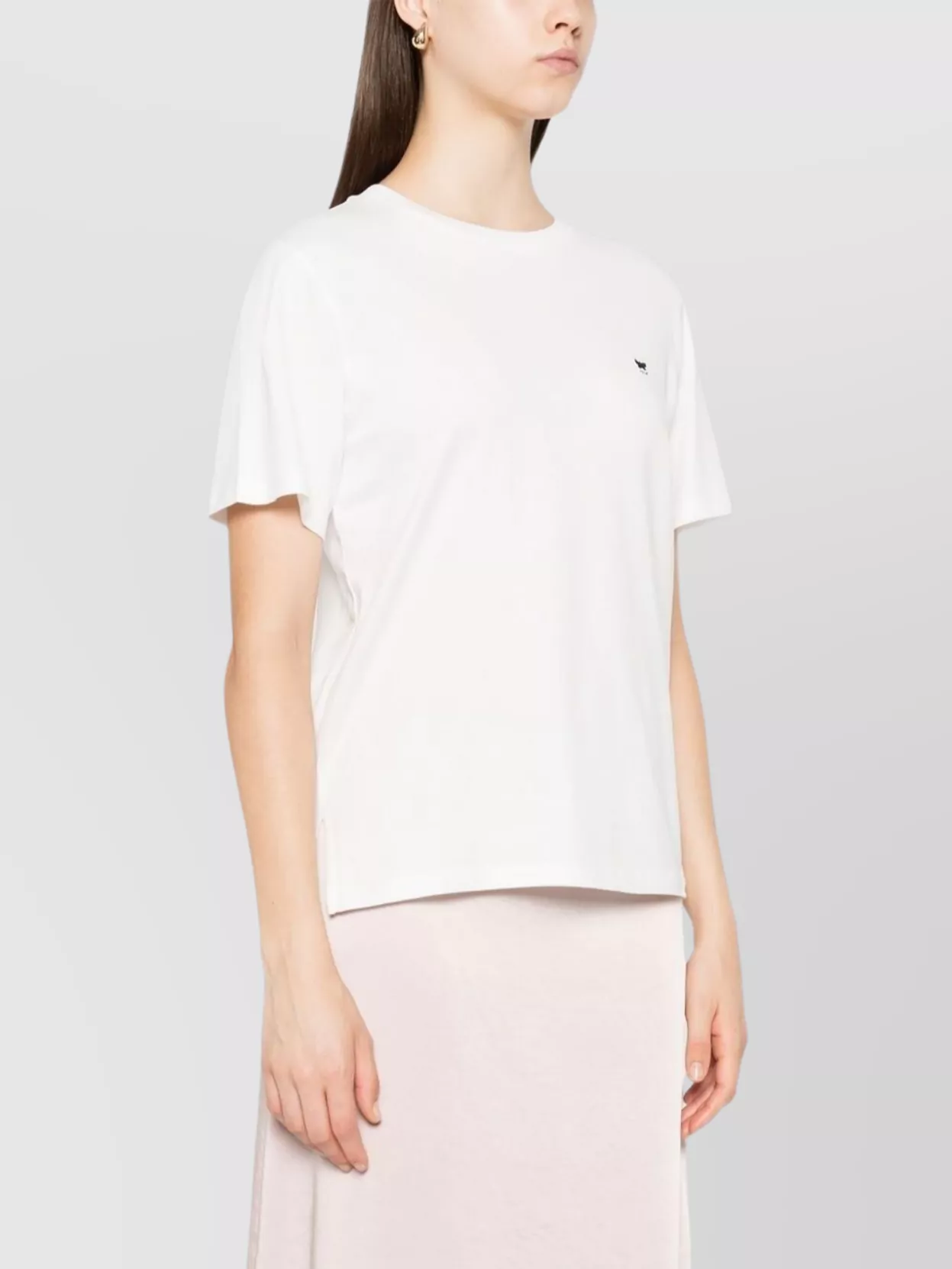 Weekend Max Mara Crewneck Top Lightweight Short Sleeves