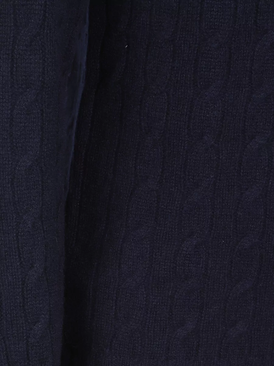 Drumohr Long Sleeve Sweater With Cable Knit Design