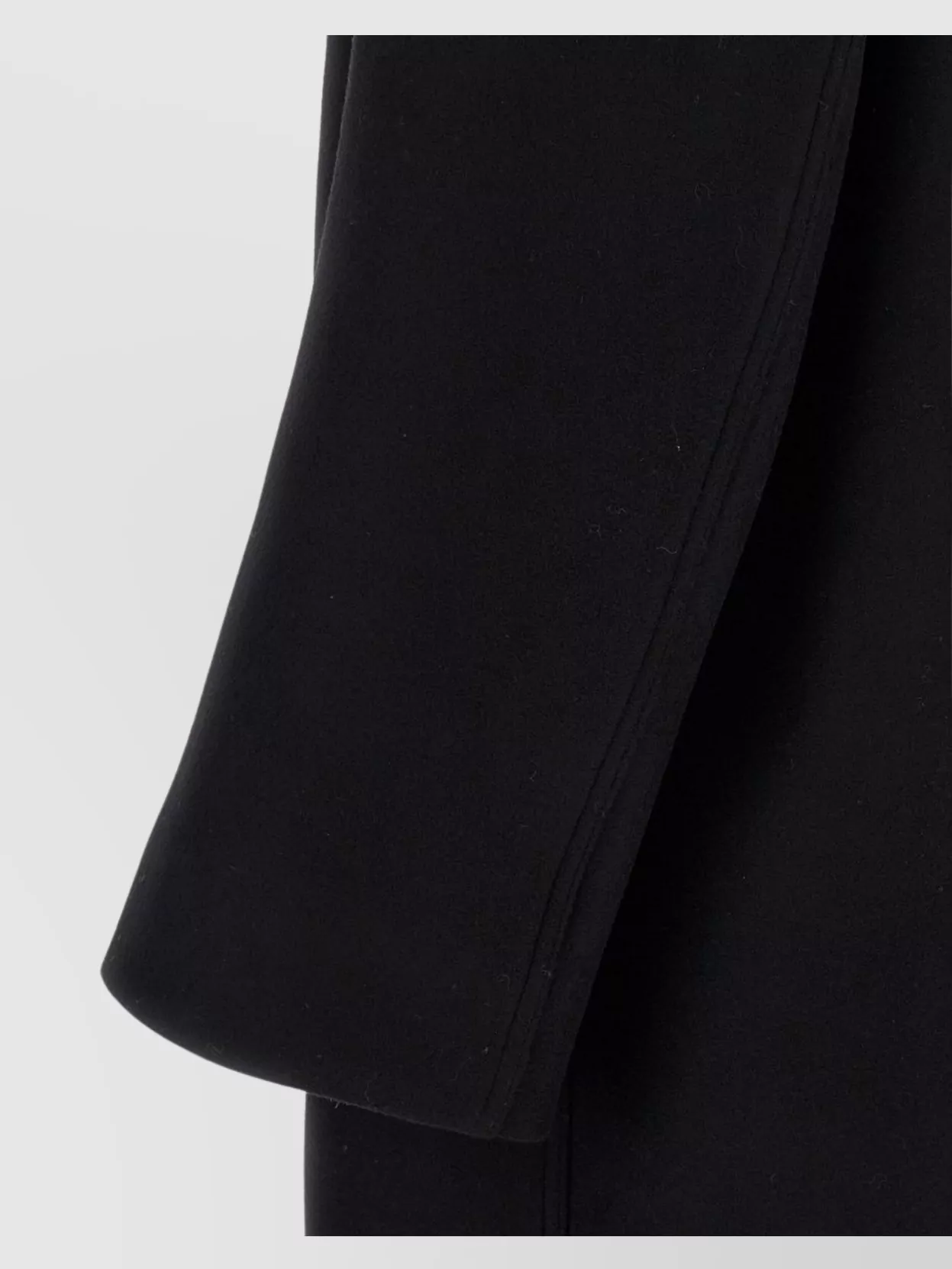 Rick Owens Dracucollar Fold-neck Zip-front Leather Coat In Black