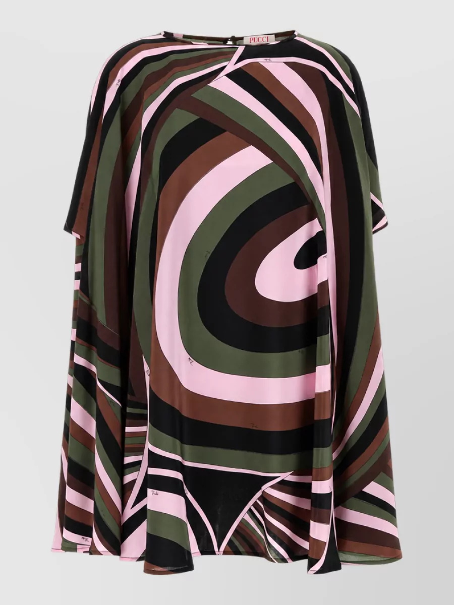 Pucci silk printed kaftan