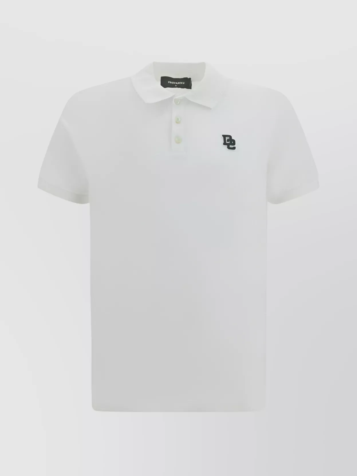 Shop Dsquared2 Ribbed Collar Polo Shirt