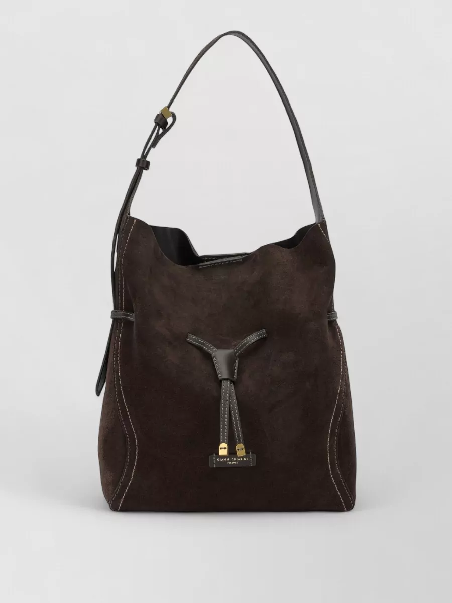 Gianni Chiarini leather bucket bag
