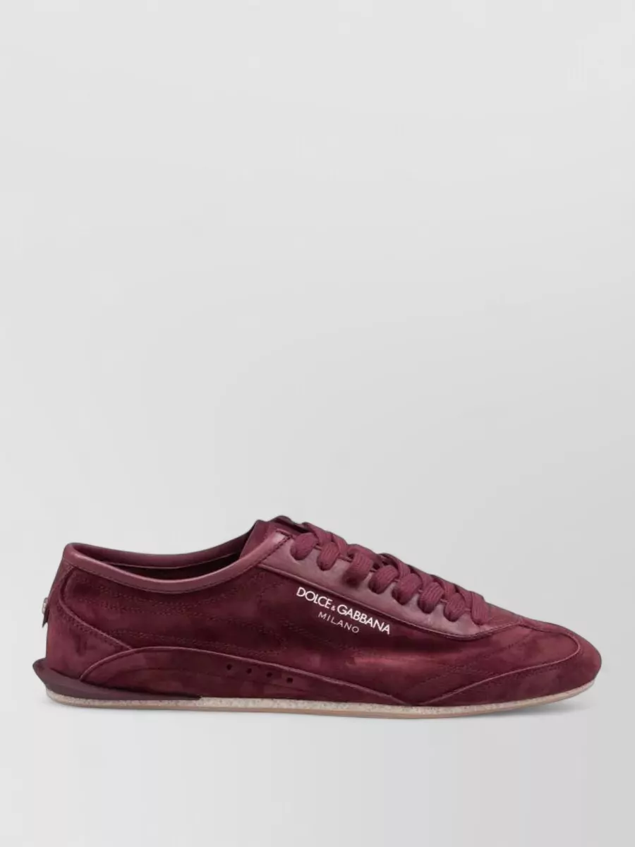 Dolce&Gabbana Leather Low-Top Sneakers