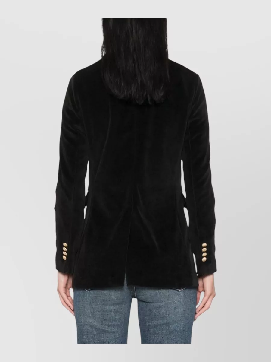Circolo 1901 Velvet Double-Breasted Suit Jacket