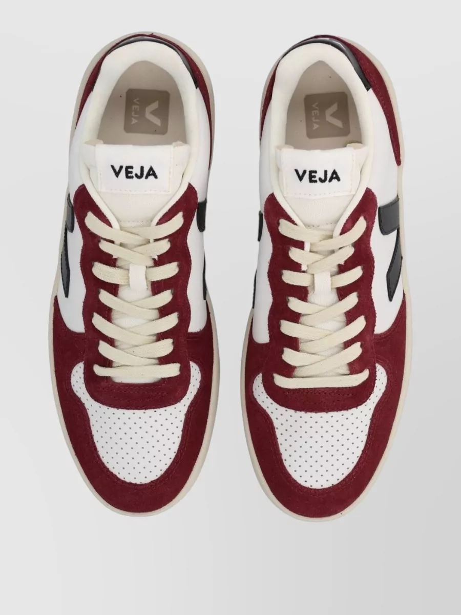 Veja Sneakers With Contrast Panels And Rubber Sole