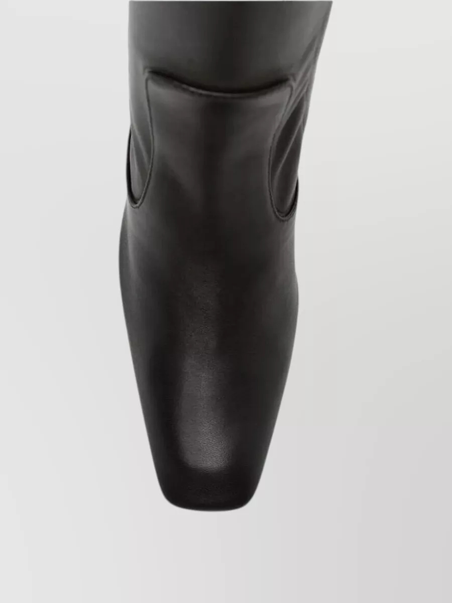 Totême Leather Over-The-Knee Boots