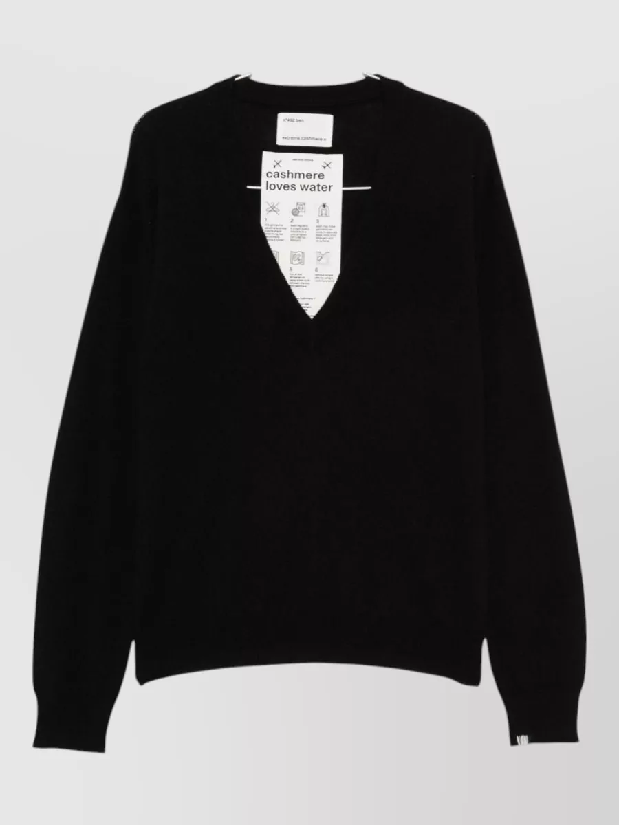 Extreme Cashmere cashmere v-neck long-sleeve ribbed-hem sweater