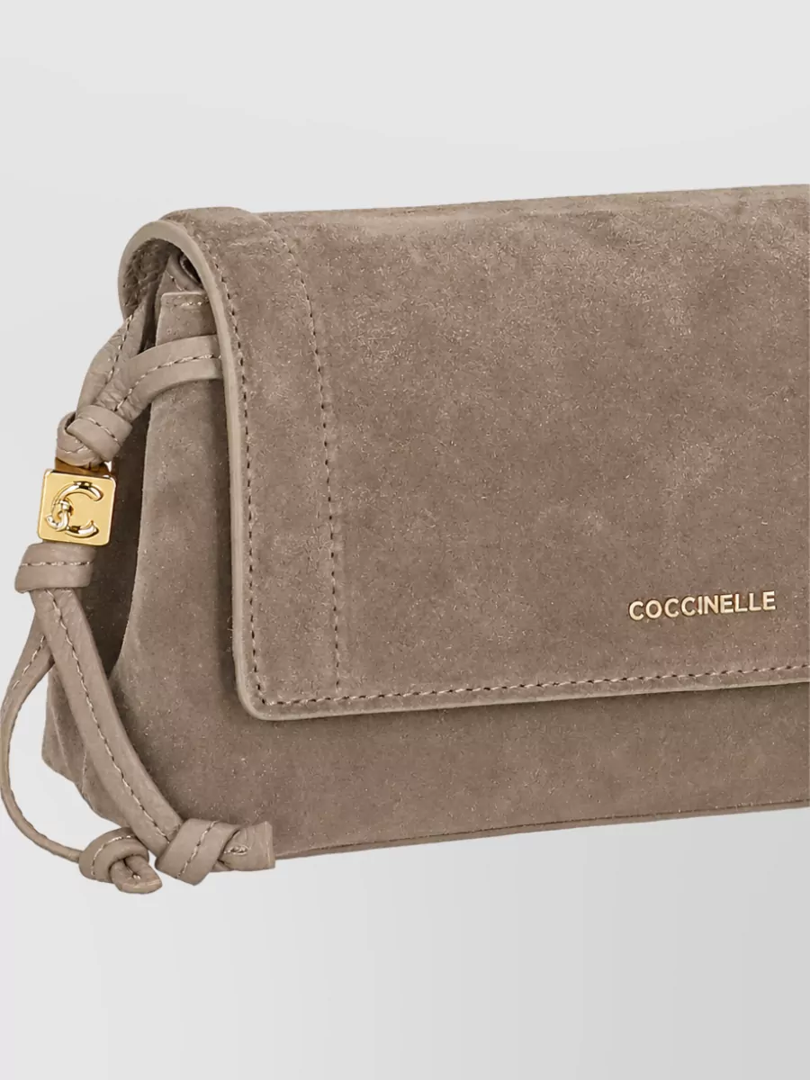 Coccinelle Suede Shoulder Bag