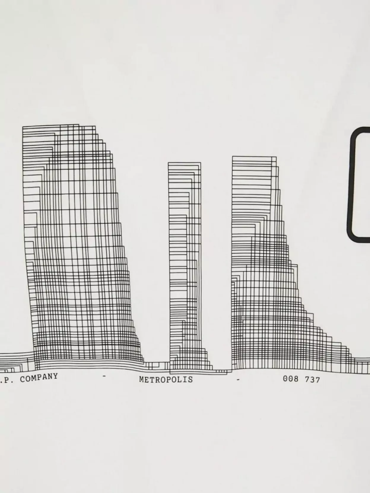 C.p. Company Urban Buildings Graphic Print T-Shirt