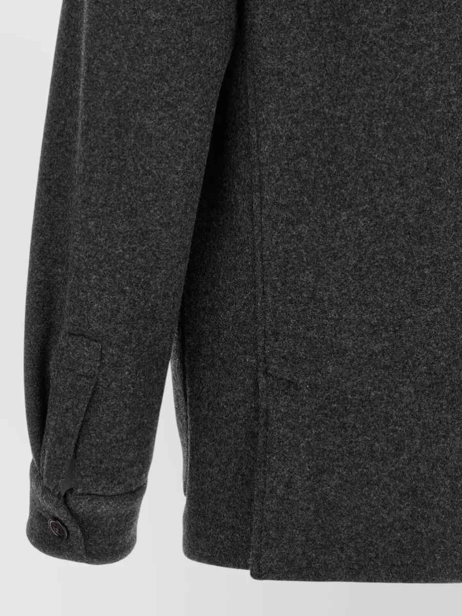 Zegna Cashmere Wool Jersey Overshirt