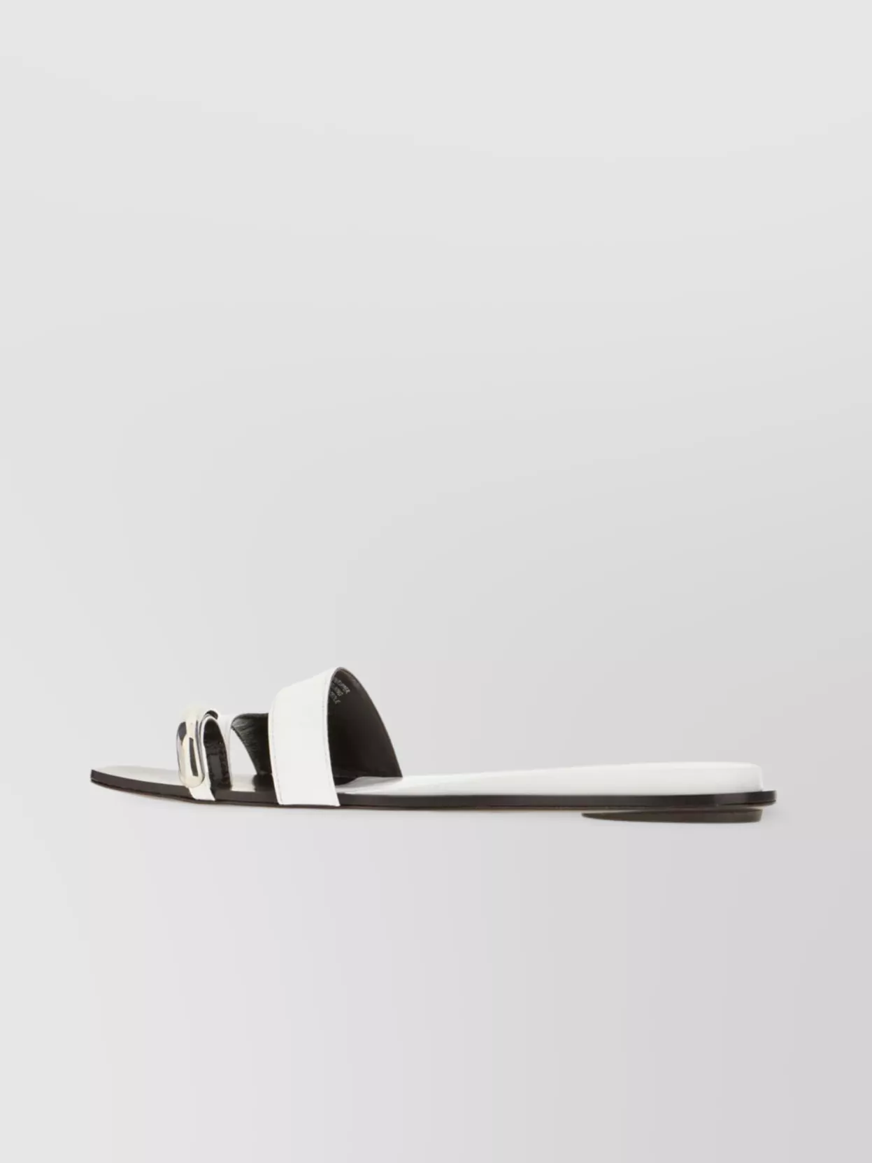 Tory Burch Leather Thong Sandals Metal Detail