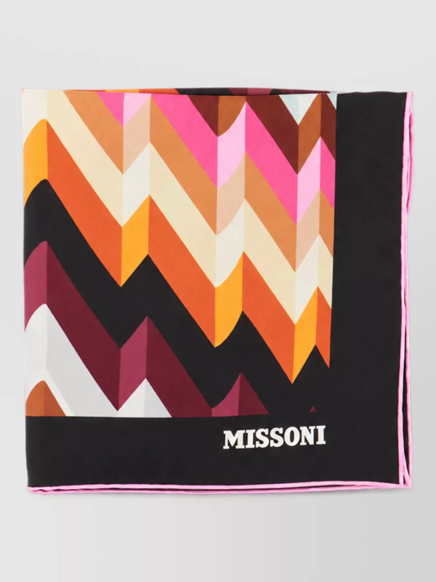 Missoni silk printed foulard