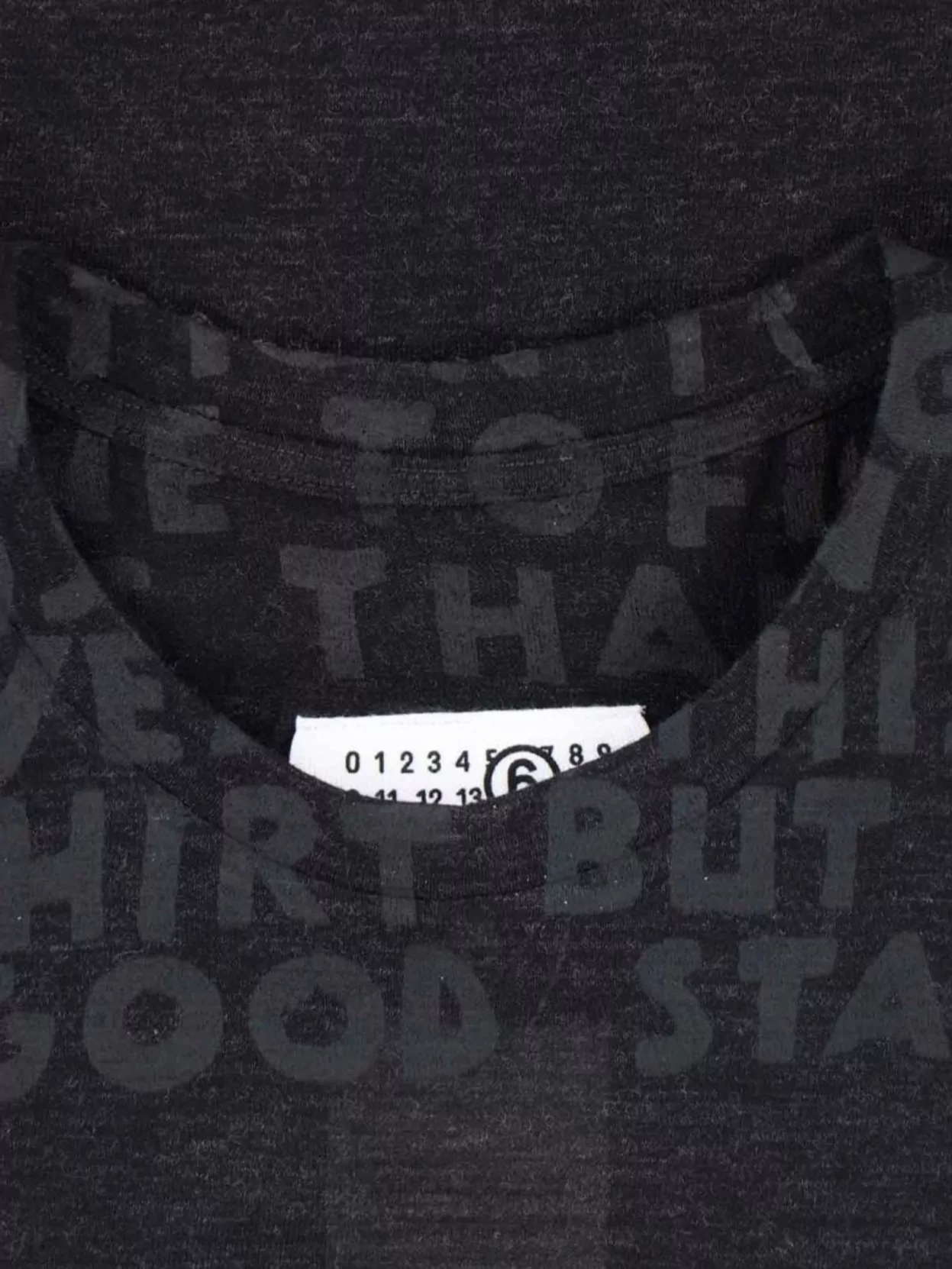 Mm6 Maison Margiela Short Sleeves Graphic Print T-Shirt