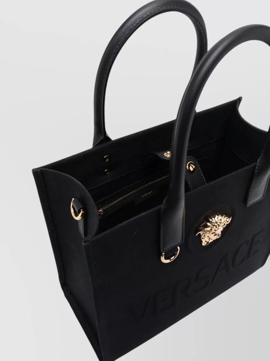 Versace Canvas Medusa Tote Bag