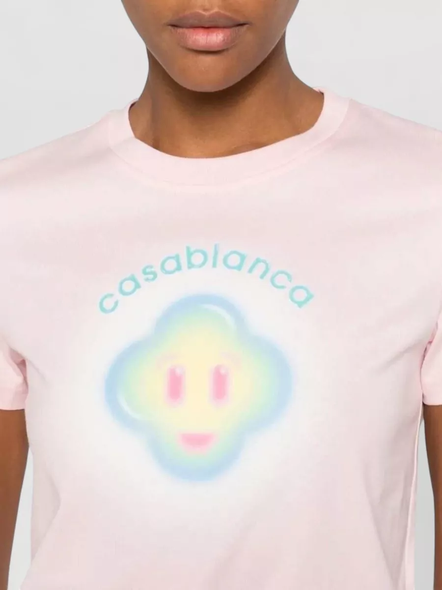 Casablanca Organic Cotton Logo Short-Sleeve T-Shirt