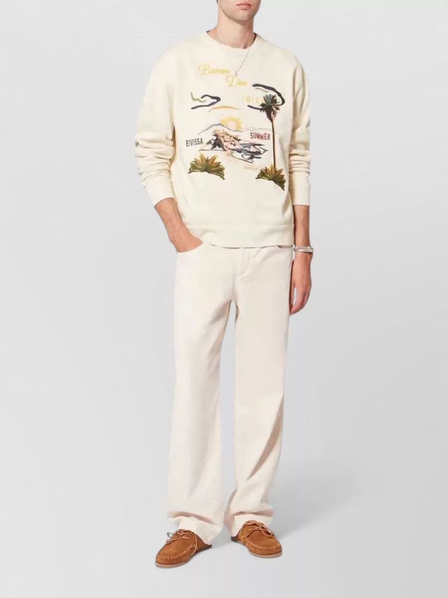 Isabel Marant Embroidered Crewneck Sweatshirt