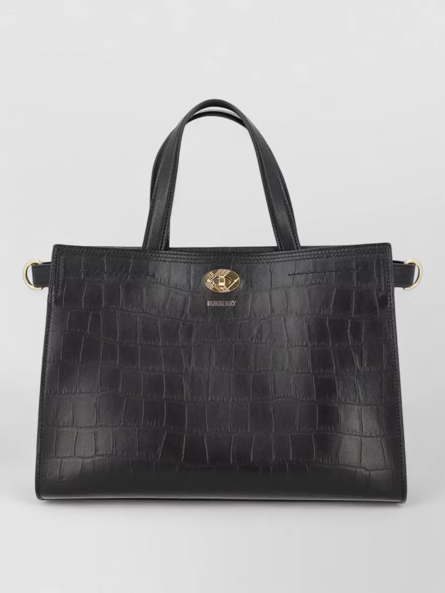 Burberry Cotswolds small lamb leather tote bag