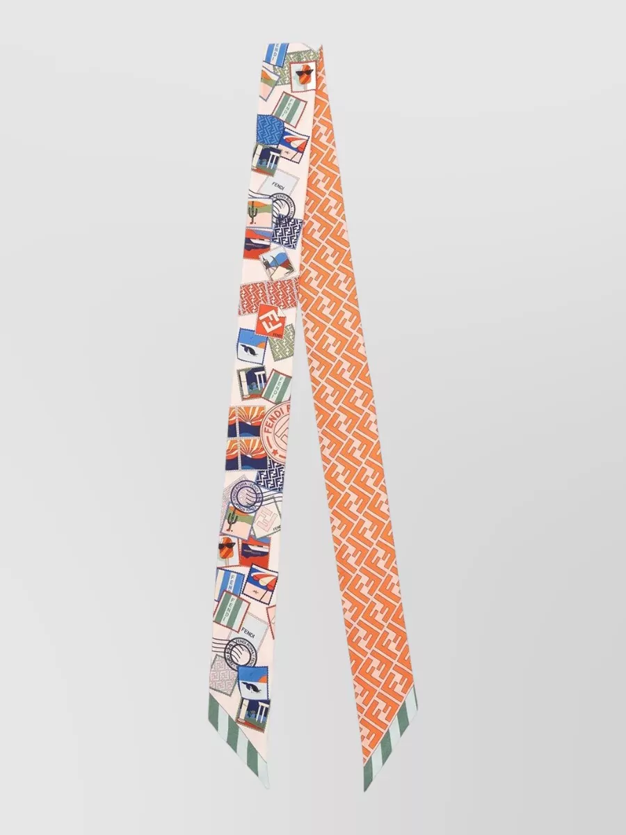 Fendi Silk Printed Bandeau