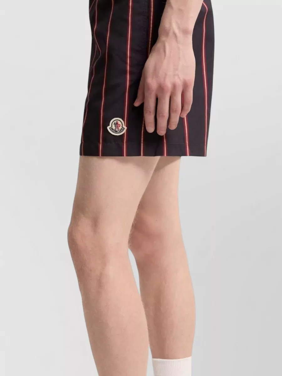 Moncler Striped Swim Shorts