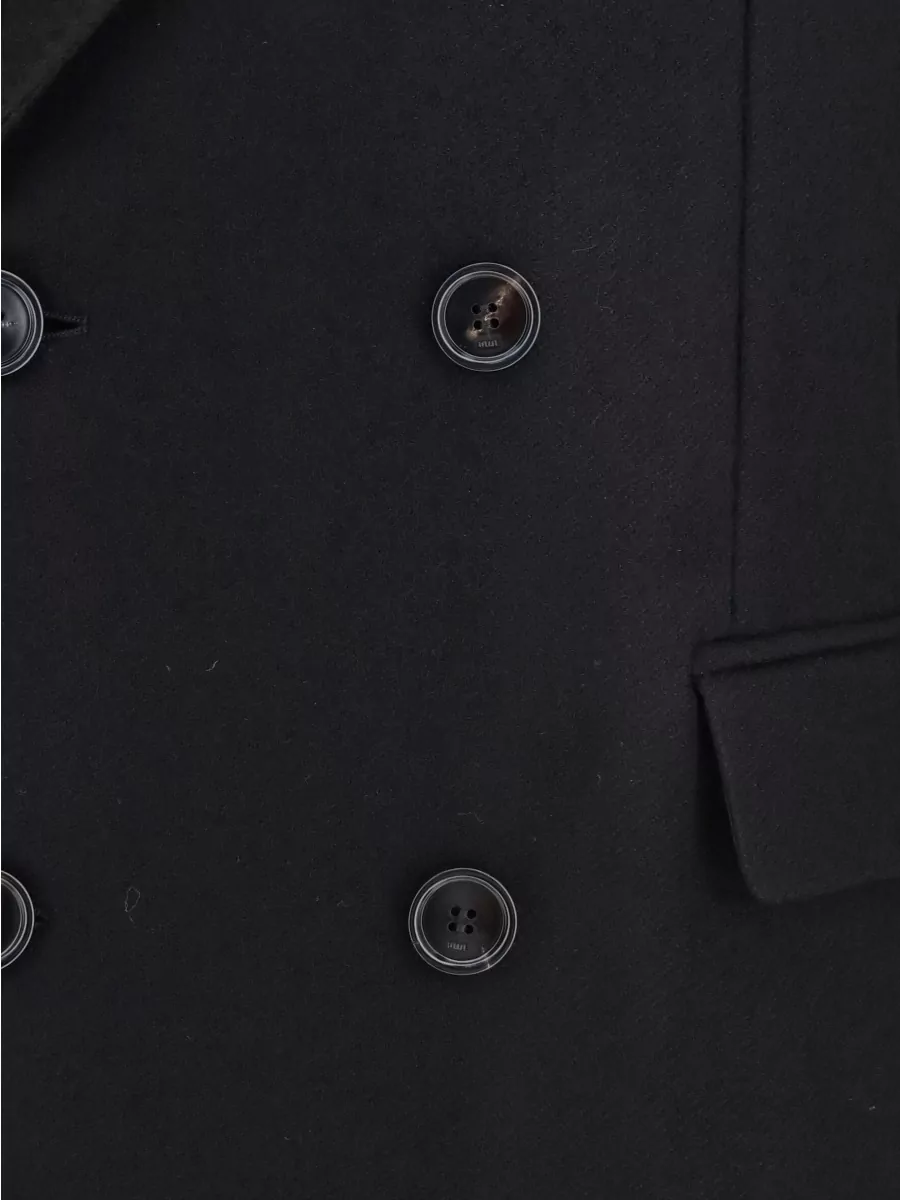 Ami Paris Merino Wool Double-Breasted Coat