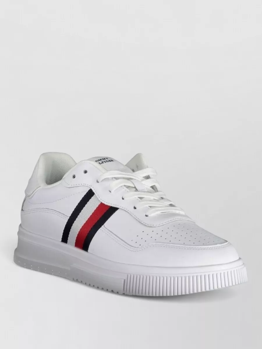 Tommy Hilfiger leather lace-up sneakers