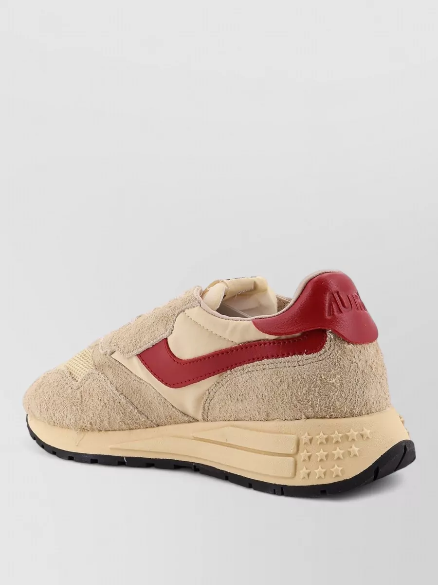 Autry Suede Mesh Sneakers Logo Detail Side
