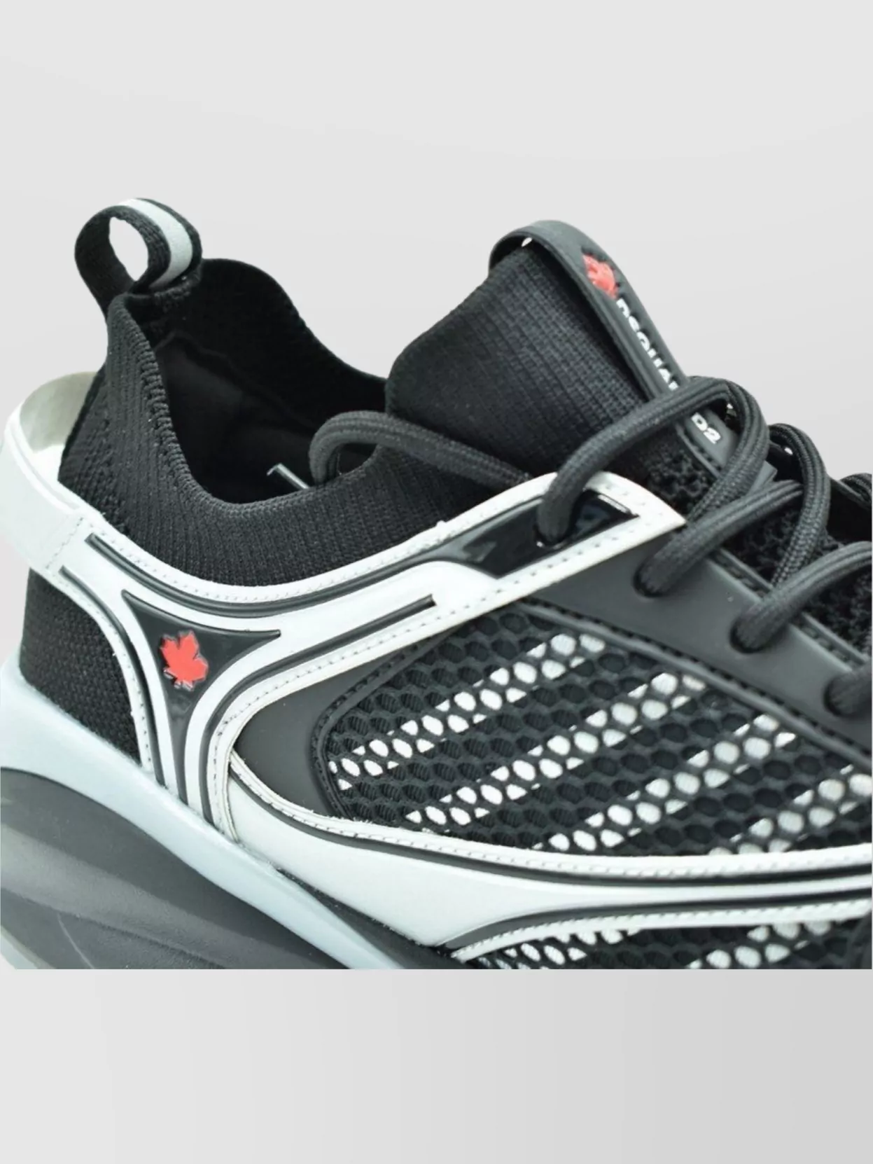 Dsquared2 Mesh Panel Sneakers Pull Tab
