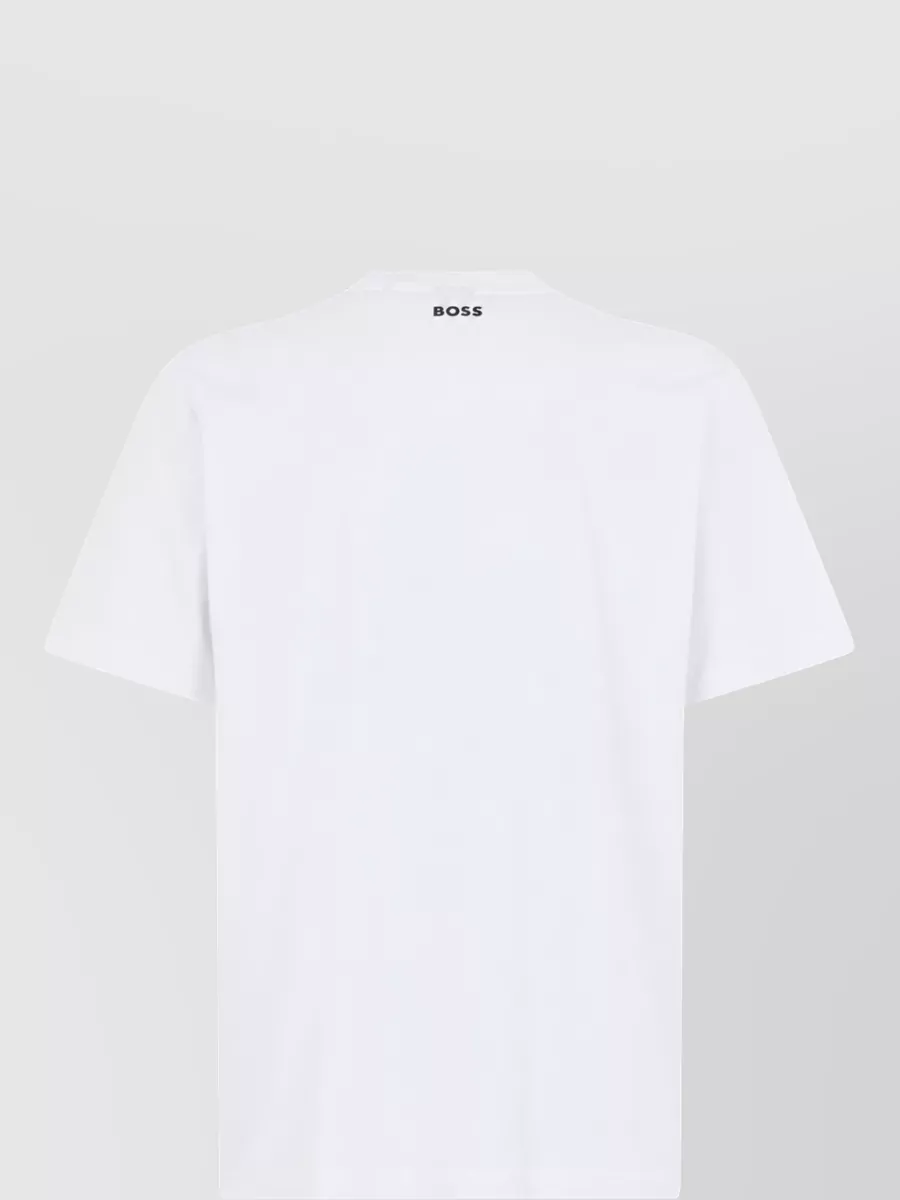 Boss Cotton Short-Sleeve Logo-Print T-Shirt