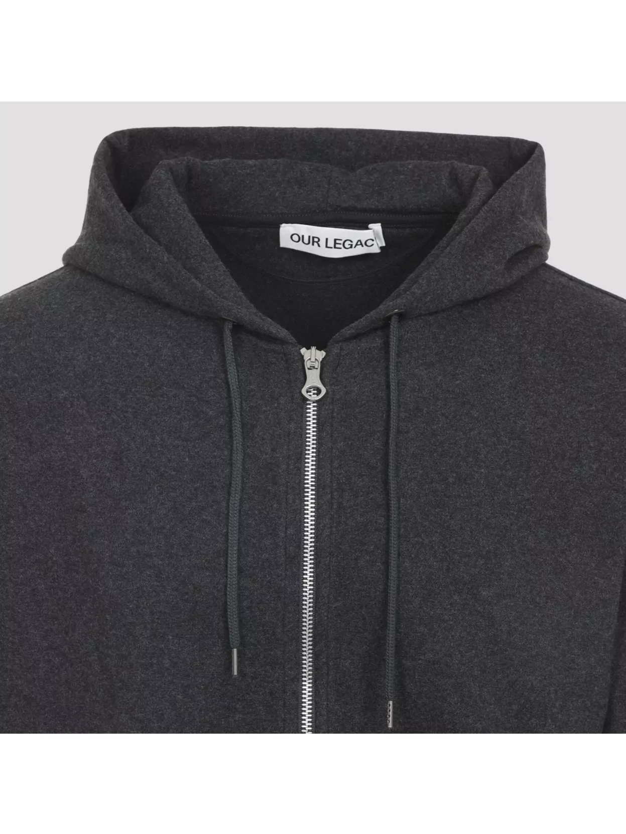Our Legacy Hooded Knitwear With Drawstring And Ribbed Cuffs