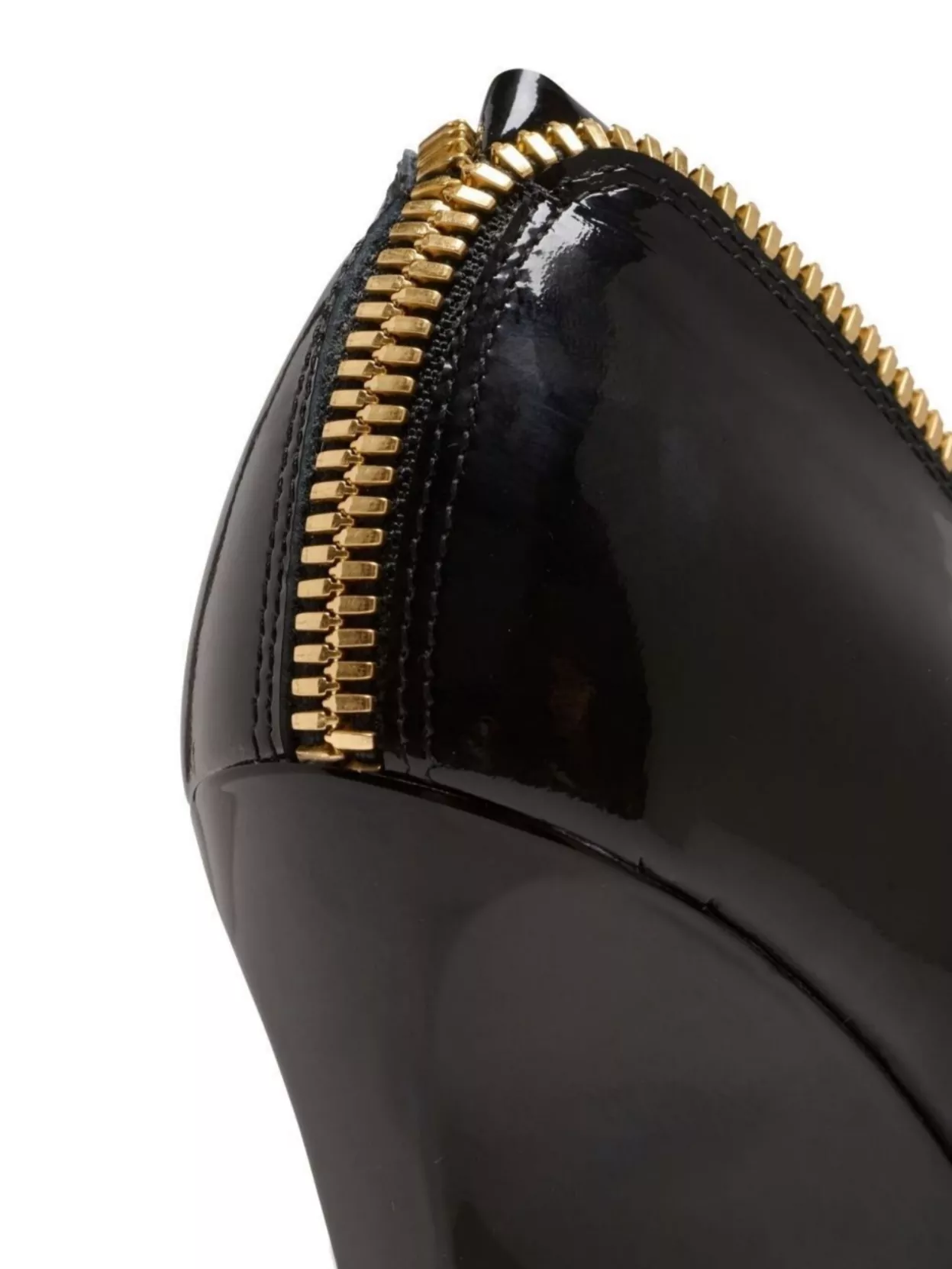 Balmain Stylish Wedge Pumps Zip Detail